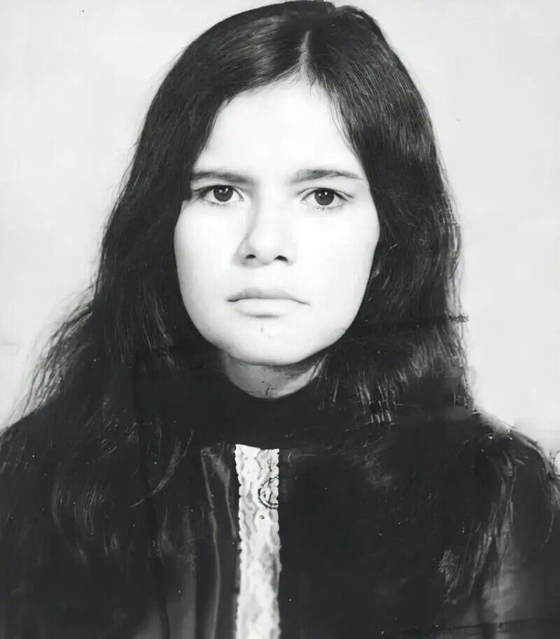 Aceasta este cea mai veche fotografie cunoscută a doamnei Chapman, de când avea 17 ani. (Prin amabilitatea Marinei Chapman)