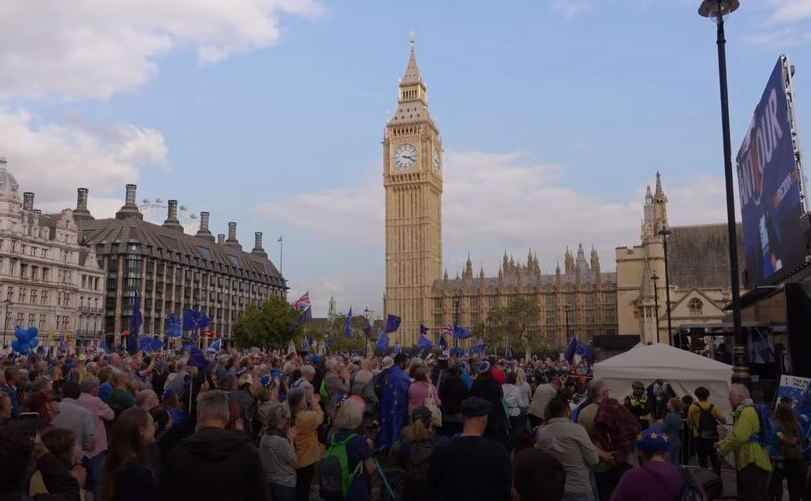 Protest la Londra ]mpotriva BREXIT. Britanicii vor înapoi în UE