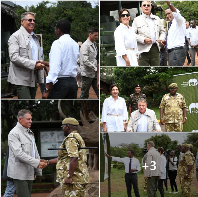 Klaus Iohannis la safari in Africa (Facebook)