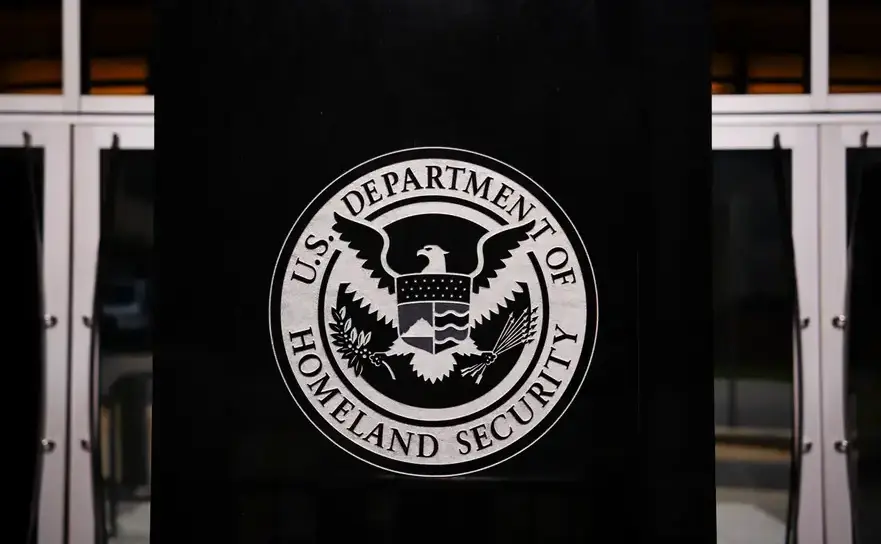 Emblema Departamentului de Securitate Internă a SUA, echivalentul Ministerului de Interne, 28 iunie 2023