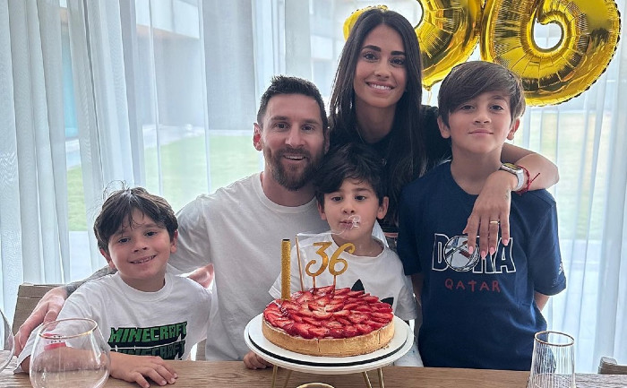 Messi şi familia sa