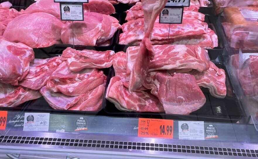 Carne in supermarket (Facebook, Gabriel Paun)