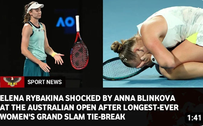 Anna Blinkova a devenit principala protagonistă a celei de-a cincea zile  de la Australian Open. Rusoaica a reuşit să o învingă pe Elena Rybakina.