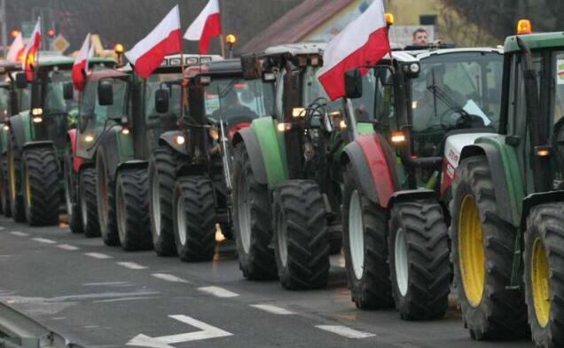 Protest al fermierilor polonezi