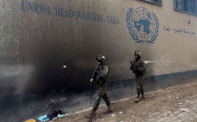 Sediul UNRWA din Gaza
