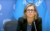Francesca Albanese, raportor special al ONU pentru teritoriile palestiniene ocupate (Youtube - captură ecran)