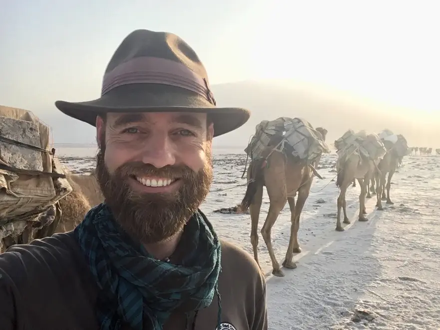 Domnul Pedersen în Etiopia în 2017. (Prin amabilitatea lui Thor Pedersen)