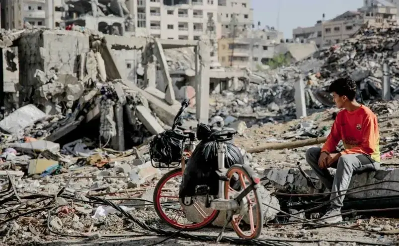 Dezastru în Fâşia Gaza (Getty Images)