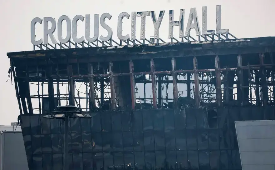Crocus Mall după atentatul din 22 martie 2024