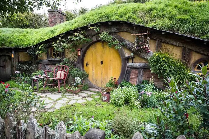 O casă de hobbit. (Thomas Schauer/Shutterstock)