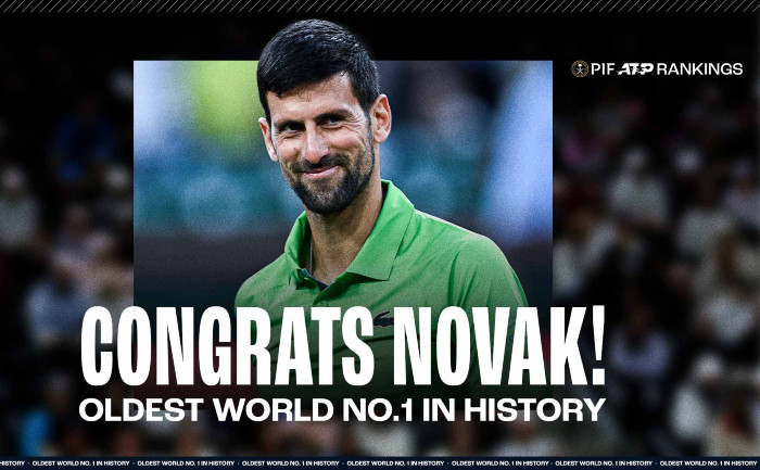 Novak Djokovic (screenshot via ATP Staff)