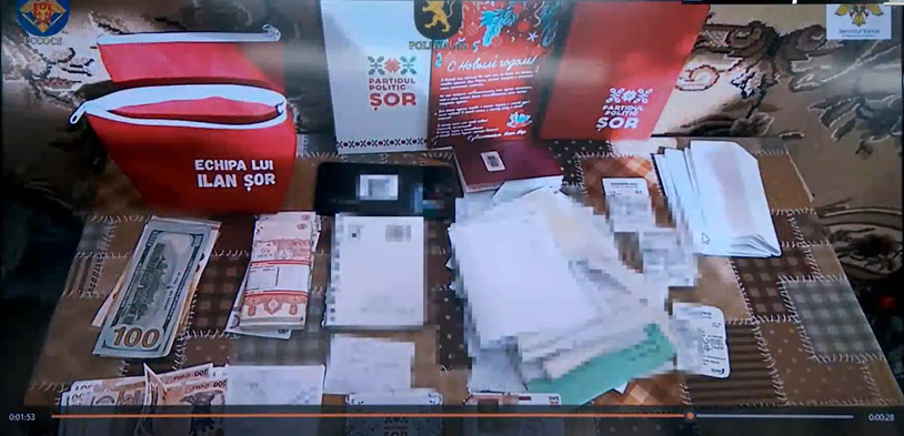 Bani şi obiecte aduse în R. Moldova de participanţii la evenimentul organizat de Şor la Moscova (Captură ecran)