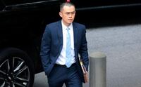 Changpeng Zhao, fostul director executiv al Binance (Jason Redmond/AFP via Getty Images)