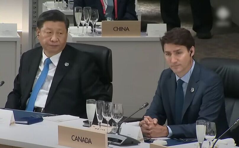 Xi Jinping şi Justin Trudeau
