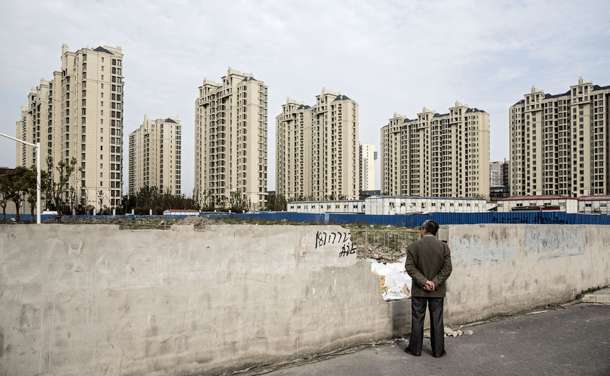 Clădiri rezidenţiale goale în cartierul Jiading din Shanghai, China (Getty Images)