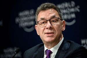 Albert Bourla, CEO-ul companiei Pfizer (FABRICE COFFRINI/AFP via Getty Images)