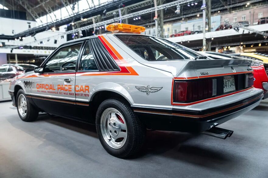 Un Mustang Indy 500 din 1979. (Prin amabilitatea Autoworld Bruxelles)