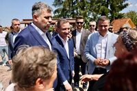 Marcel Ciolacu, Alfred Simonis şi Sorin Grindeanu (Facebook/simonisalfred)