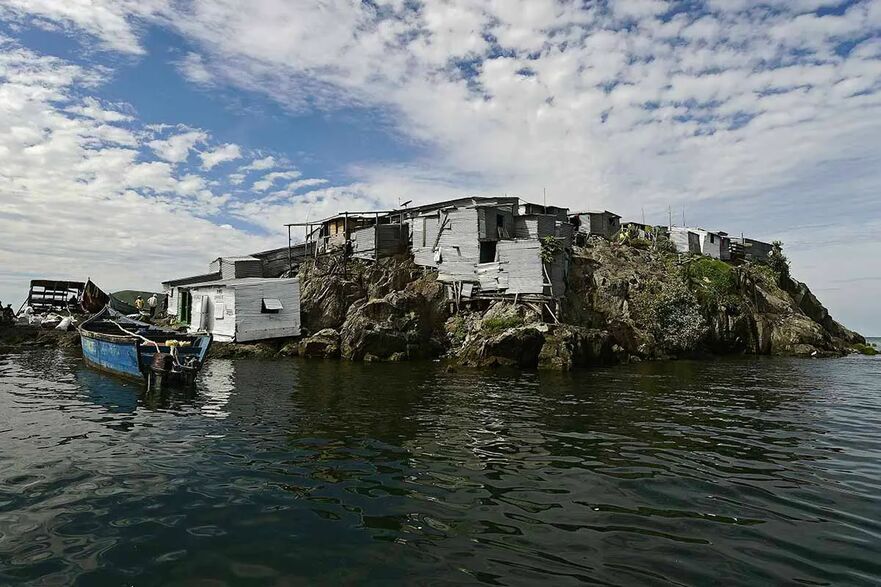 Insula Migingo a fost revendicată atât de guvernul ugandez, cât şi de cel kenyan, dar în cele din urmă s-a stabilit că este kenyană. (Carl De Souza/AFP via Getty Images)