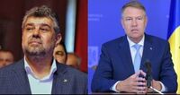 Marcel Ciolacu şi Klaus Iohannis