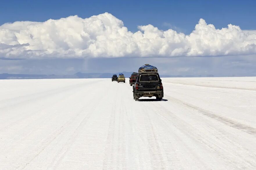 Neil Armstrong şi Buzz Aldrin au spus că Salar de Uyuni arăta ca o foaie albă imensă atunci când era văzut de pe Lună. (Shutterstock/GTW)