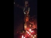 Şoşoacă la monumentul dedicat lui Zelea Codreanu (Captură video)