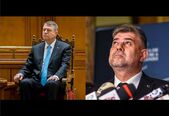 Klaus Iohannis (st) şi Marcel Ciolacu (Epoch Times România)