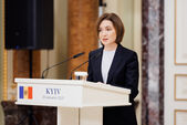 Maia Sandu, la Kiev (presedinte.md)
