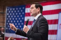 Marco Rubio (Scott Olson / Getty Images via JTA)