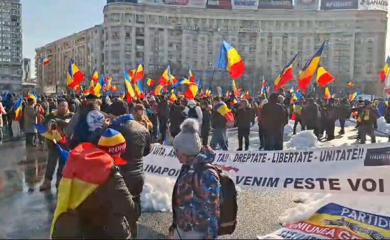 Protest pro-Călin Georgescu