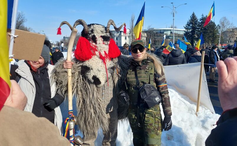 Protest pro-Călin Georgescu