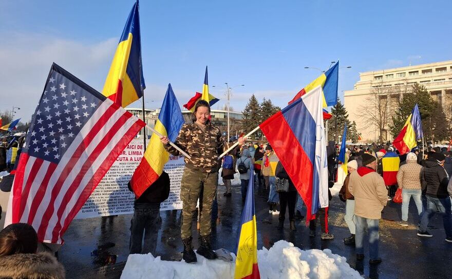 Protest pro-Călin Georgescu