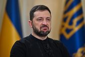 Volodimir Zelenski (dia images via Getty Images)