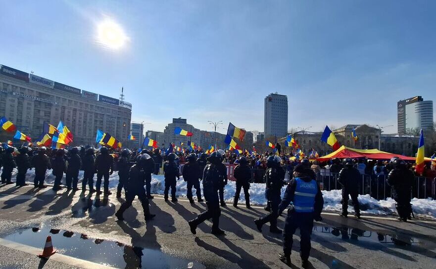 Protest pro-Călin Georgescu