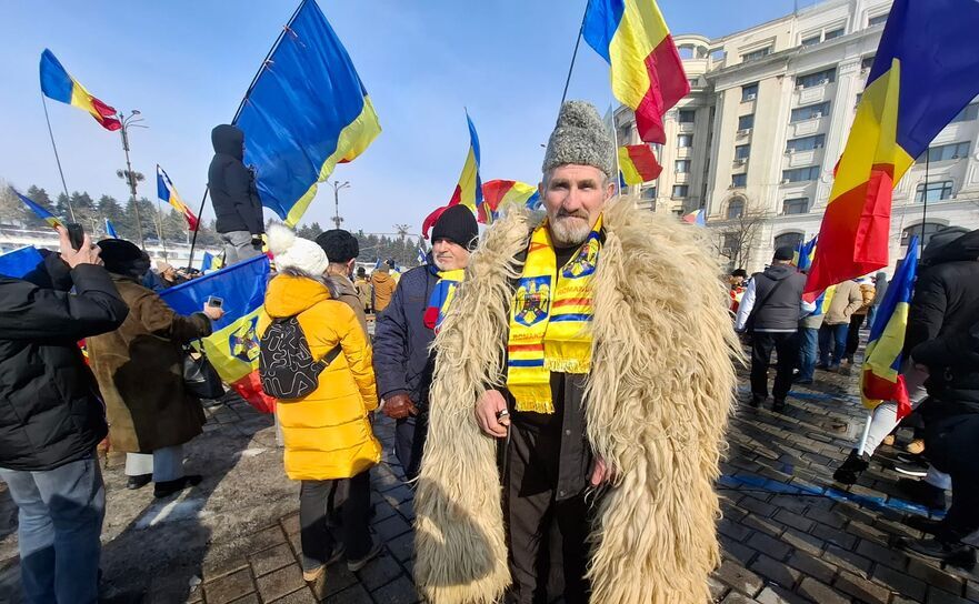 Protest pro-Călin Georgescu