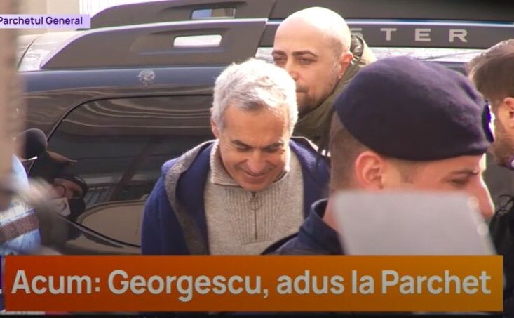 Călin Georgescu adus la Parchetul General (Captură Digi24)