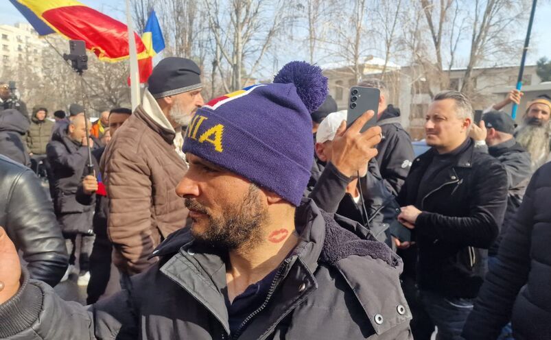 Protest pro-Călin Georgescu la Parchetul General