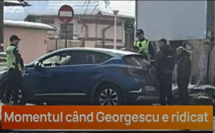 Momentul în care a fost ridicat Călin Georgescu (Captură Digi24)