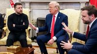 Zelenski la Washington, împreună cu Donald Trump şi J.D. Vance (Jim Lo Scalzo/EPA/Bloomberg via Getty Images)