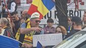 Protest pro-Călin Georgescu în faţa Curţii Constituţionale