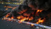 Magazin IKEA incendiat de serviciile secrete ruse în Lituania, 2024. (X - screenshot)