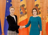 Vicepreşedinta Comisiei Europene, Kaja Kallas şi preşedinta Maia Sandu (presedinte.md)
