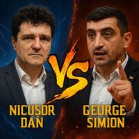 Nicuşor Dan, George Simion, candidaţii pentru al doilea tur, alegeri prezidenţiale din România (facebook.com / Andrei Curăraru)