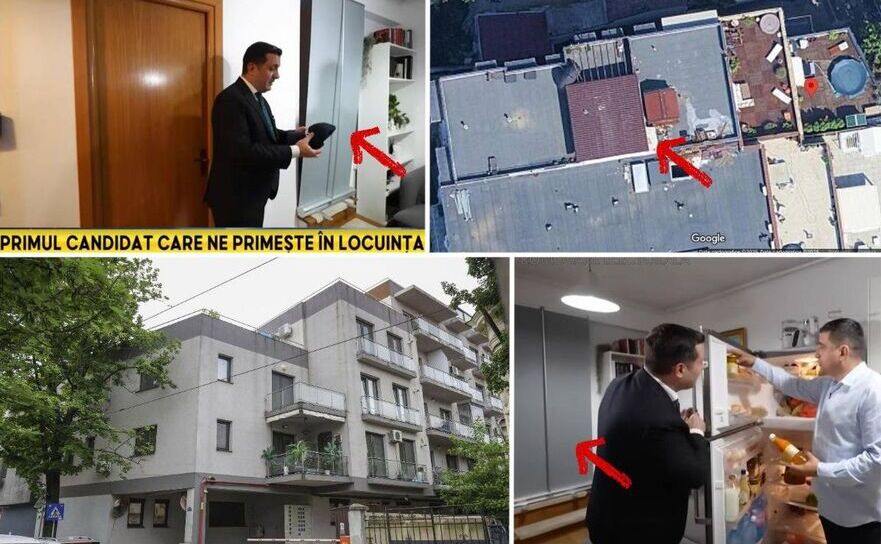 Apartamentul unde locuieşte George Simion (Context.ro)