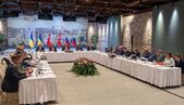 Negocieri de pace în Turcia, la Istanbulm între delegaţia ucraineană şi cea rusă, 16 mai 2025 (X - screenshot)