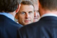 Emmanuel Macron (LUDOVIC MARIN / POOL/AFP via Getty Images)