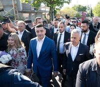 Călin Georgescu şi George Simion (AUR)