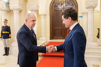 Nicuşor Dan şi Ilie Bolojan (presidency.ro)