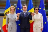 Kaja Kallas, Dorin Recean, Marta Kos (gov.md)