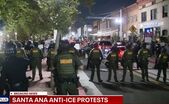 A patra zi de proteste în centrul oraşului Los Angeles, California, 9 iunie 2025 (Youtube - screenshot)